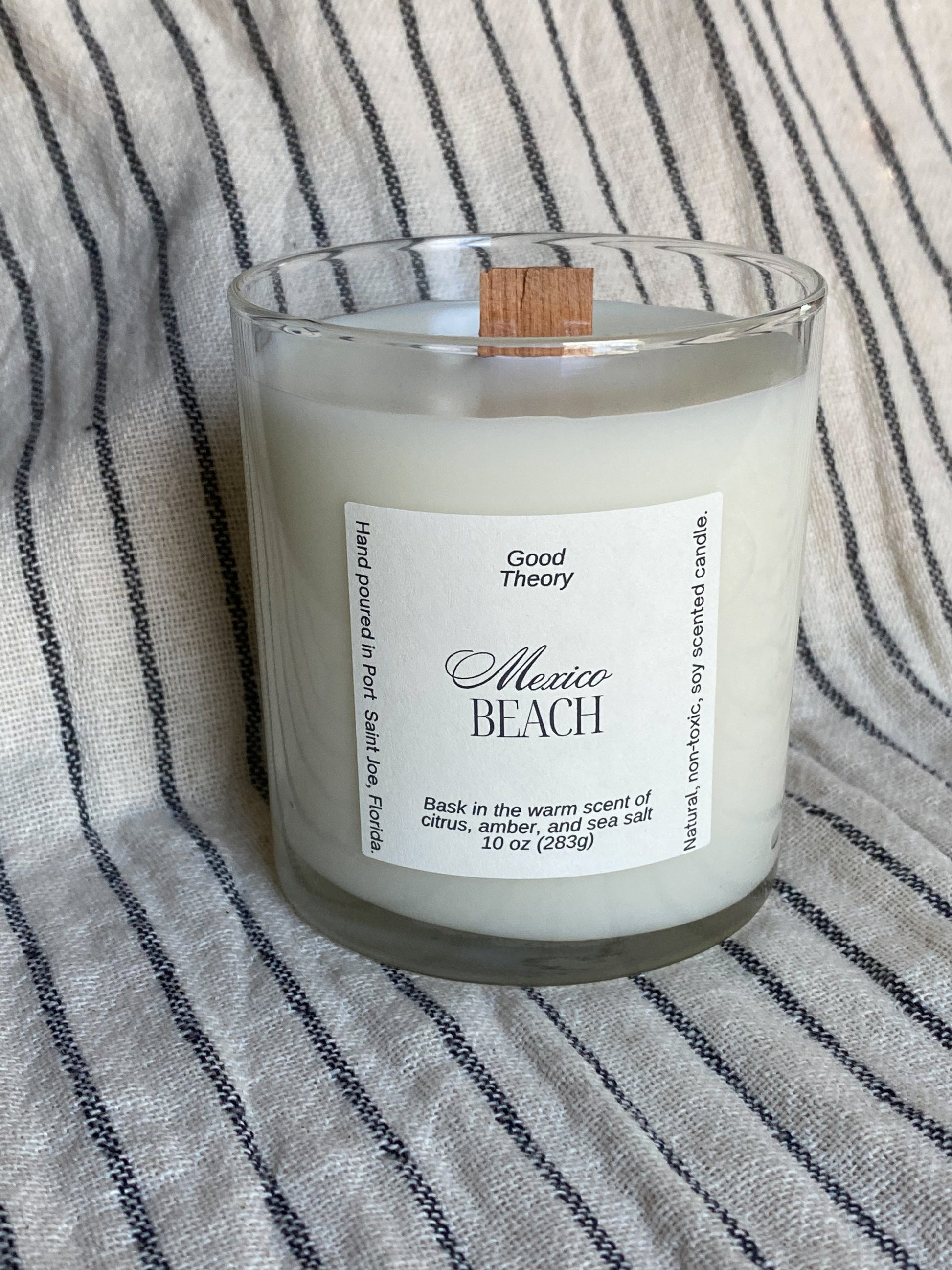 Mexico Beach Candle 